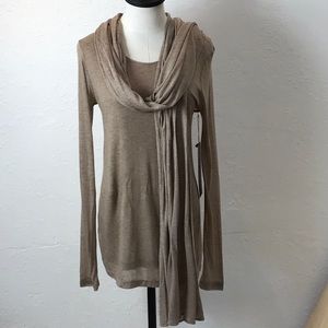 Scarf tunic top